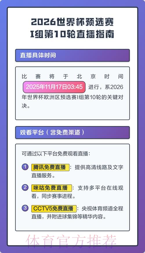 2026世界杯直播APP推荐指南 2026世界杯直播APP推荐指南